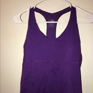 The North Face workout top purple